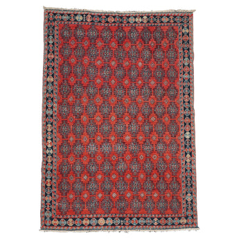 4' 10" x 6' 11" (05x07) Afghan Wool Rug #015778