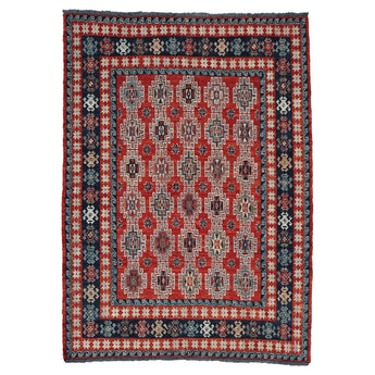 4' 10" x 6' 7" (05x07) Afghan Wool Rug #015802