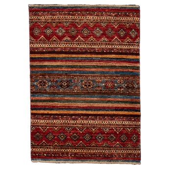2' 11" x 4' 1" (03x04) Pakistani Kazak Wool Rug #015898