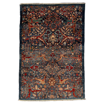 3' 3" x 4' 10" (03x05) Afghan Bidjar Wool Rug #015953