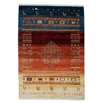 5' 5" x 7' 8" (05x08) Pakistani Turkmen Wool Rug #016268