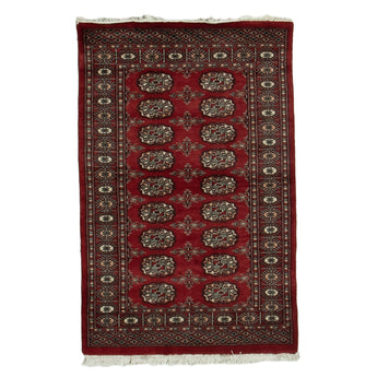 2' 6" x 3' 11" (03x04) Pakistani Bokhara Wool Rug #016325