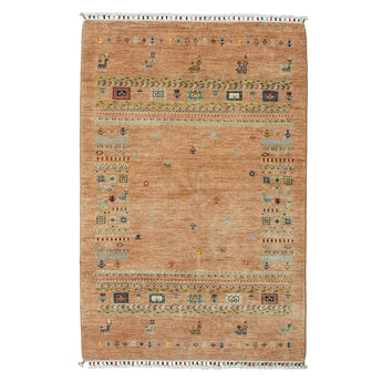 3' 11" x 5' 10" (04x06) Pakistani Tribal Wool Rug #016368