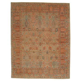 8' 10" x 11' 4" (09x11) Turkish Oushak Wool Rug #016411