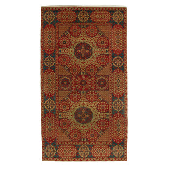 4' 10" x 8' 8" (05x09) Turkish Mamluk Wool Rug #016428