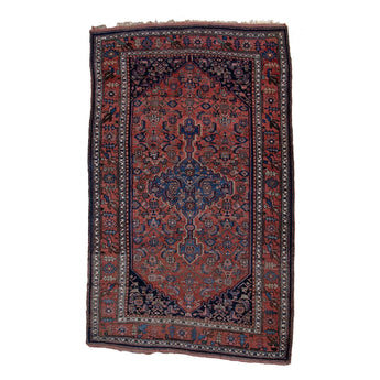 4' 8" x 7' 7" (05x08) Iranian Bidjar Wool Rug #016814