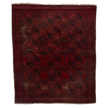 7' 10" x 9' 2" (08x09) Turkmen Wool Rug #017451
