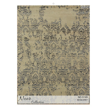Noor Collection Hand-knotted Area Rug #NC5149BGMM